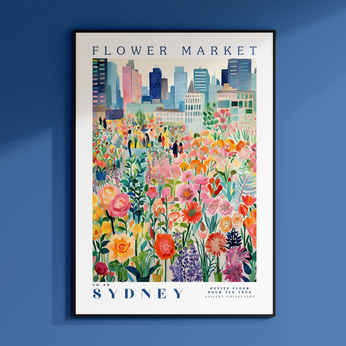 a picture of a flower market in sydney