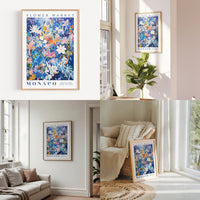 a living room filled with furniture and paintings