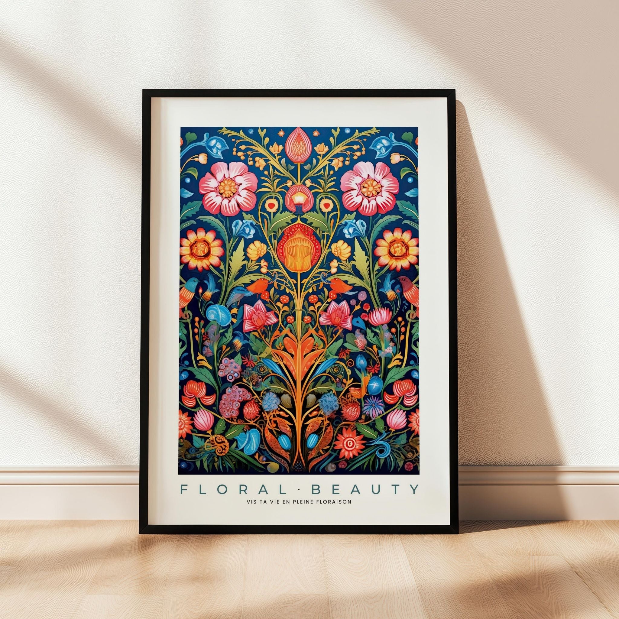 a picture of a painting on a wall