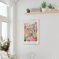 Dijon Flower Market Poster - Posters - Enchanted Sights
