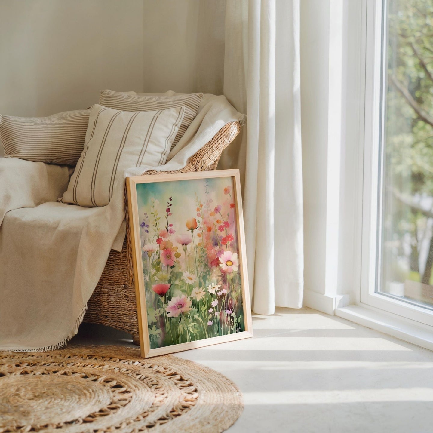 Dreamy Wildflower Poster - Poster - Flower Poster