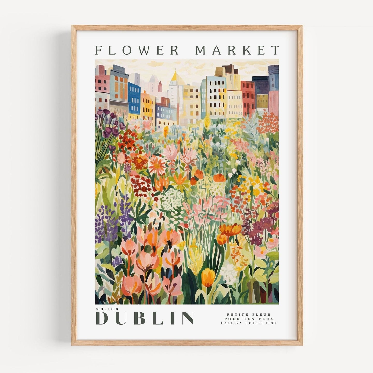 Dublin Flower Market Poster - Posters - Enchanted Sights