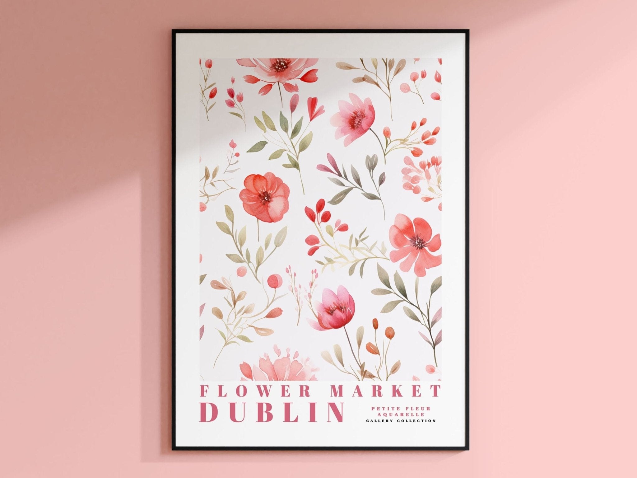 Dublin Flower Market Poster - Posters - Enchanted Sights