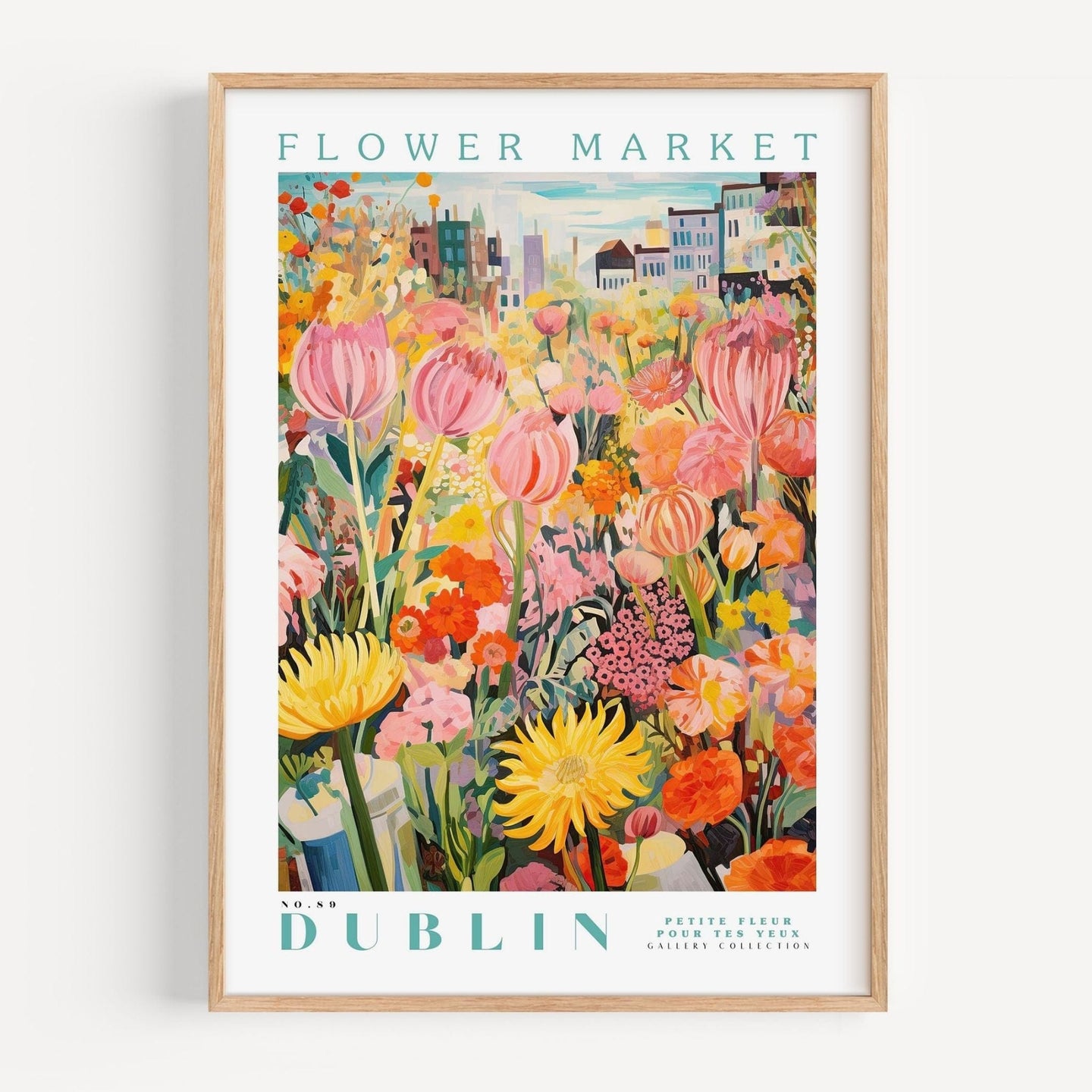 Dublin Flower Market Poster - Posters - Enchanted Sights