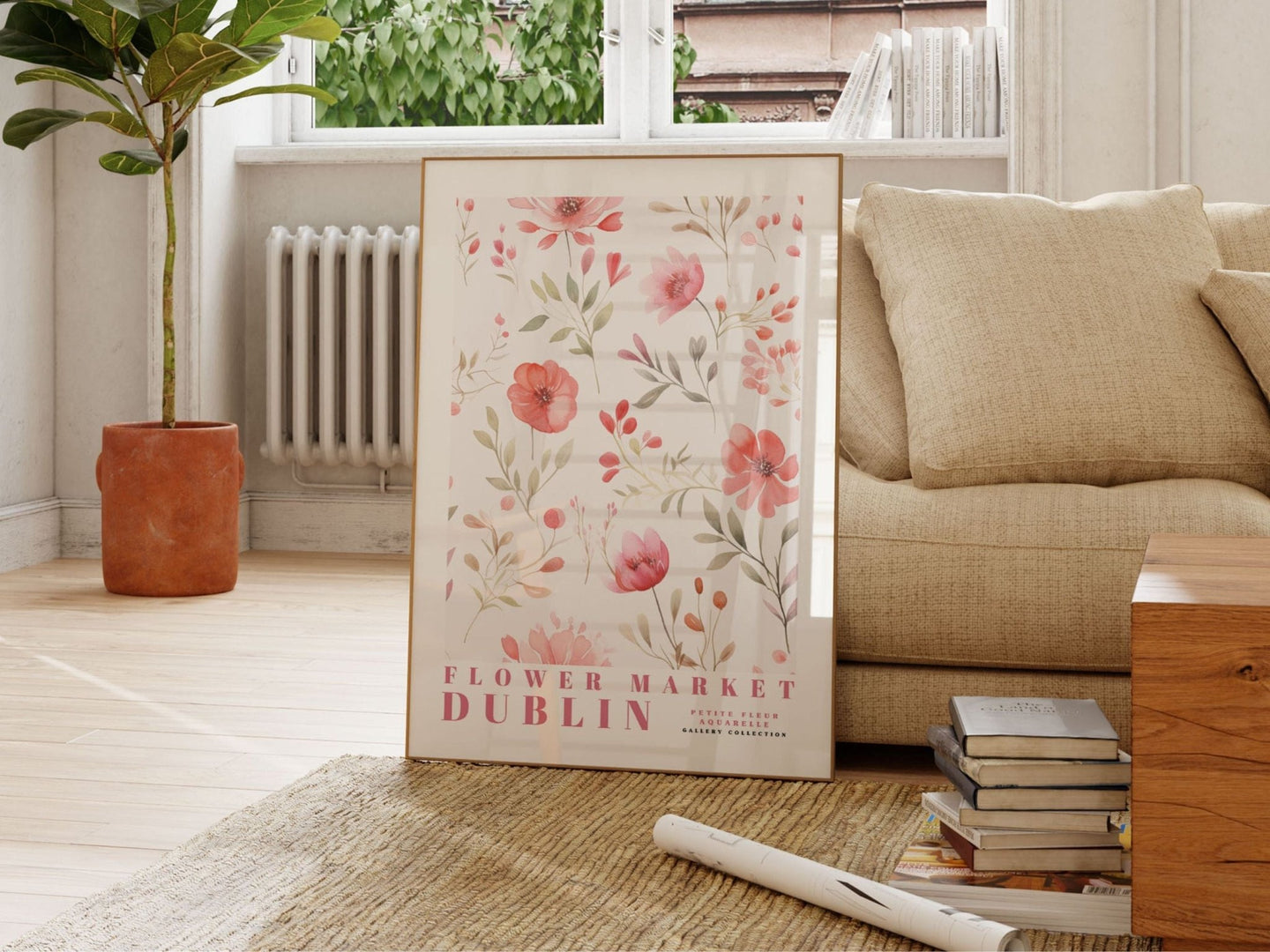 Dublin Flower Market Poster - Enchanted SightsPostersEnchanted Sights