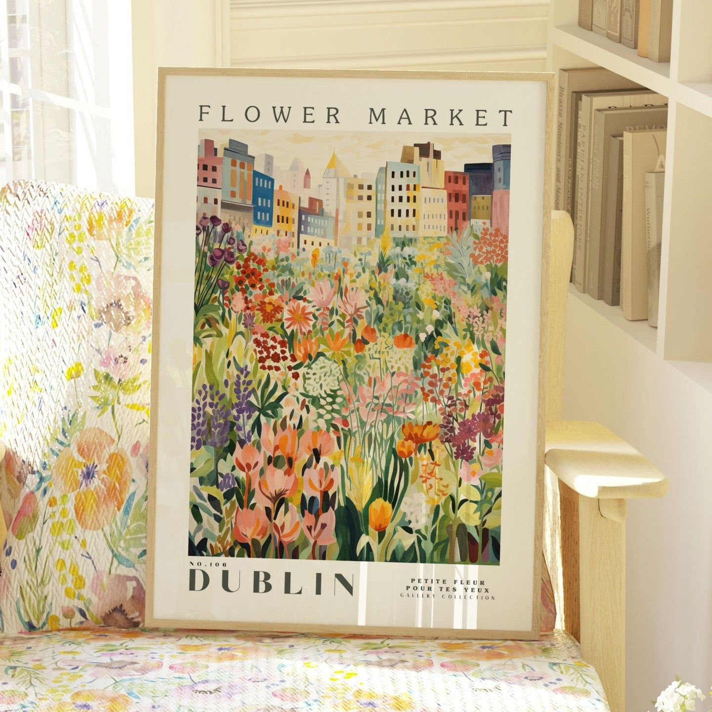 Dublin Flower Market Poster - Posters - Enchanted Sights