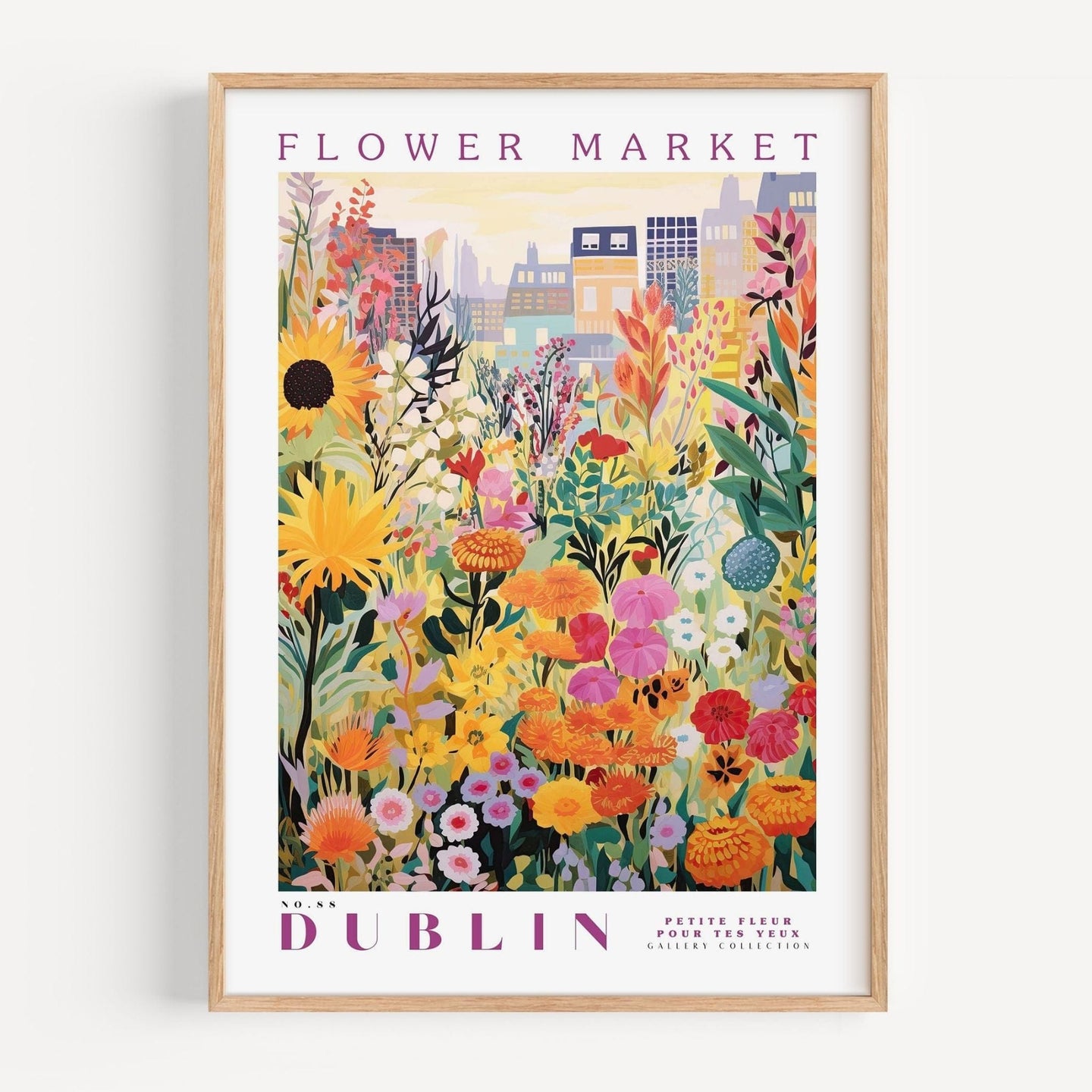 Dublin Flower Market Poster - Enchanted SightsPostersEnchanted Sights