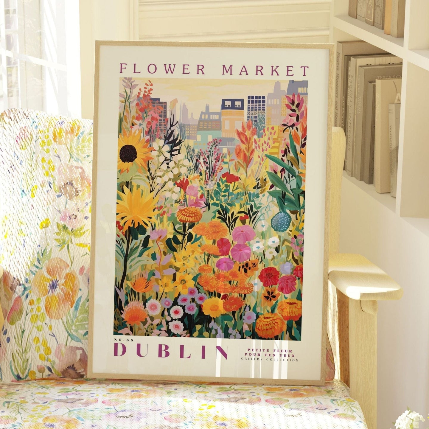 Dublin Flower Market Poster - Enchanted SightsPostersEnchanted Sights