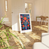 a picture of a painting hanging on a wall