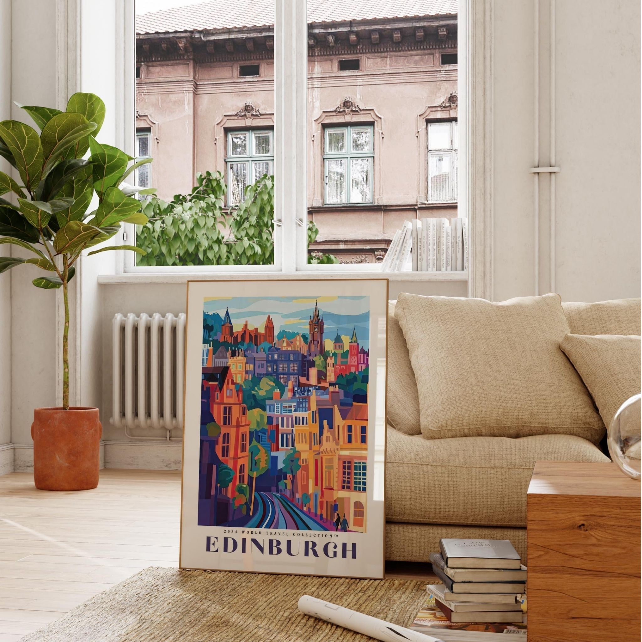 Edinburgh Travel Poster - Poster - Enchanted Sights