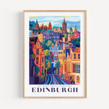 Edinburgh Travel Poster - Poster - Enchanted Sights