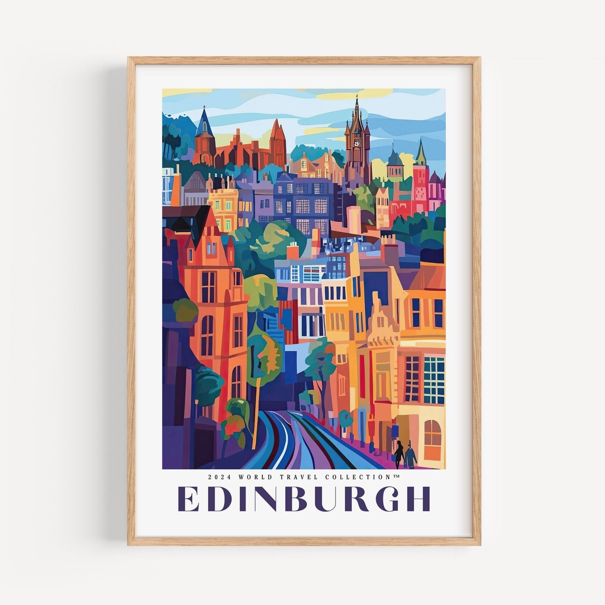 Edinburgh Travel Poster - Poster - Enchanted Sights