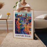 Edinburgh Travel Poster - Poster - Enchanted Sights