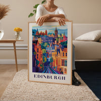 Edinburgh Travel Poster - Poster - Enchanted Sights
