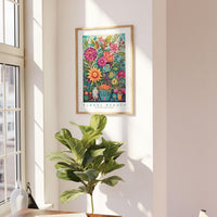 a potted plant sitting on top of a wooden table