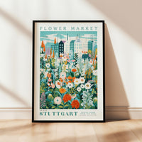 a picture of a flower market with a lot of flowers