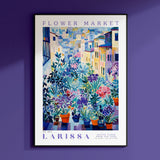a picture of a flower market with potted plants