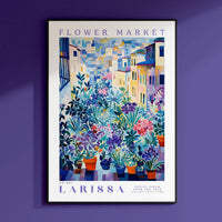 a picture of a flower market with potted plants