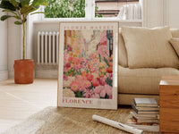 Florence Flower Market Poster - Posters - Enchanted Sights