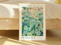 Florence Flower Market Poster - Posters - Enchanted Sights