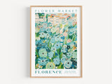 Florence Flower Market Poster - Posters - Enchanted Sights