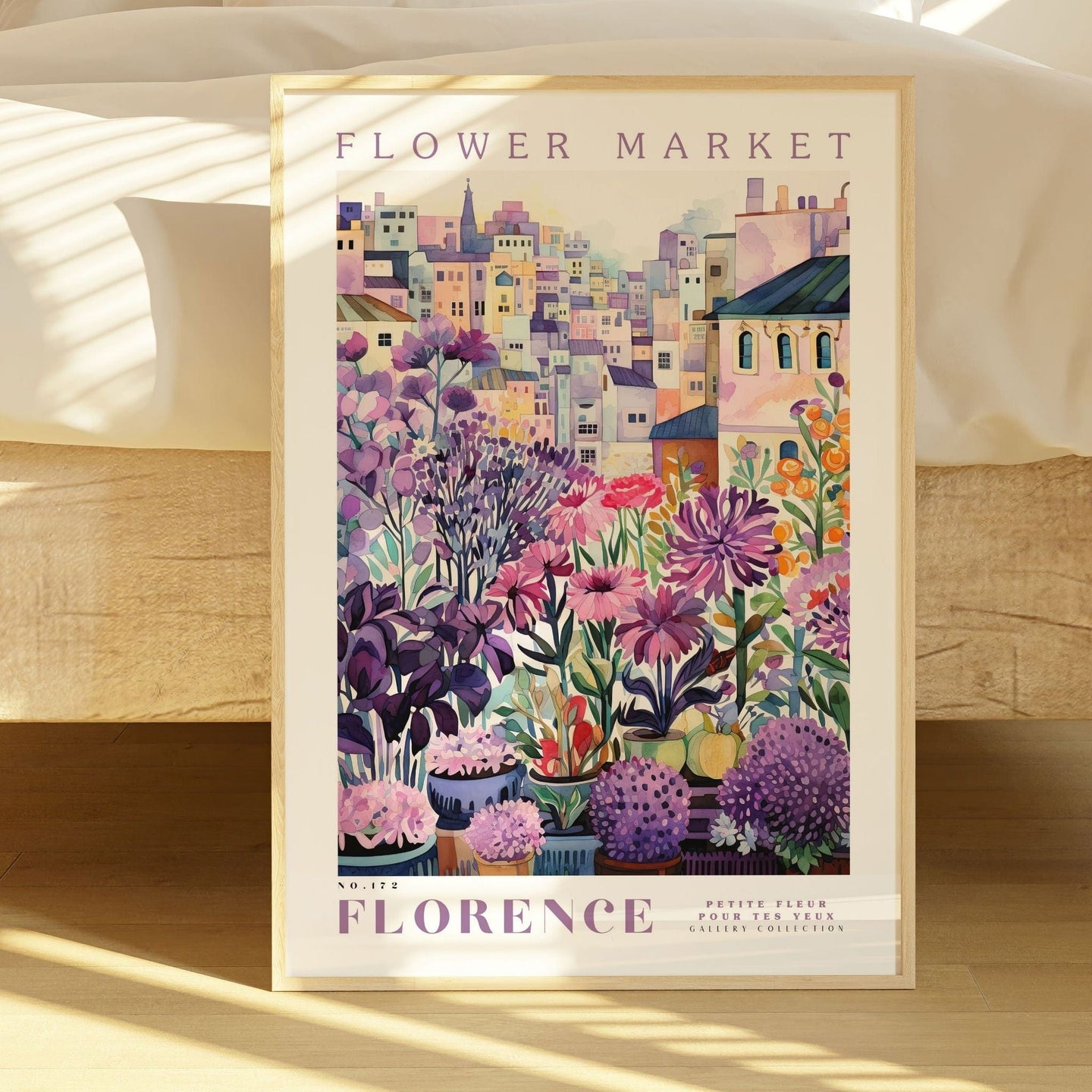 Florence Flower Market Poster - Enchanted SightsPostersEnchanted Sights