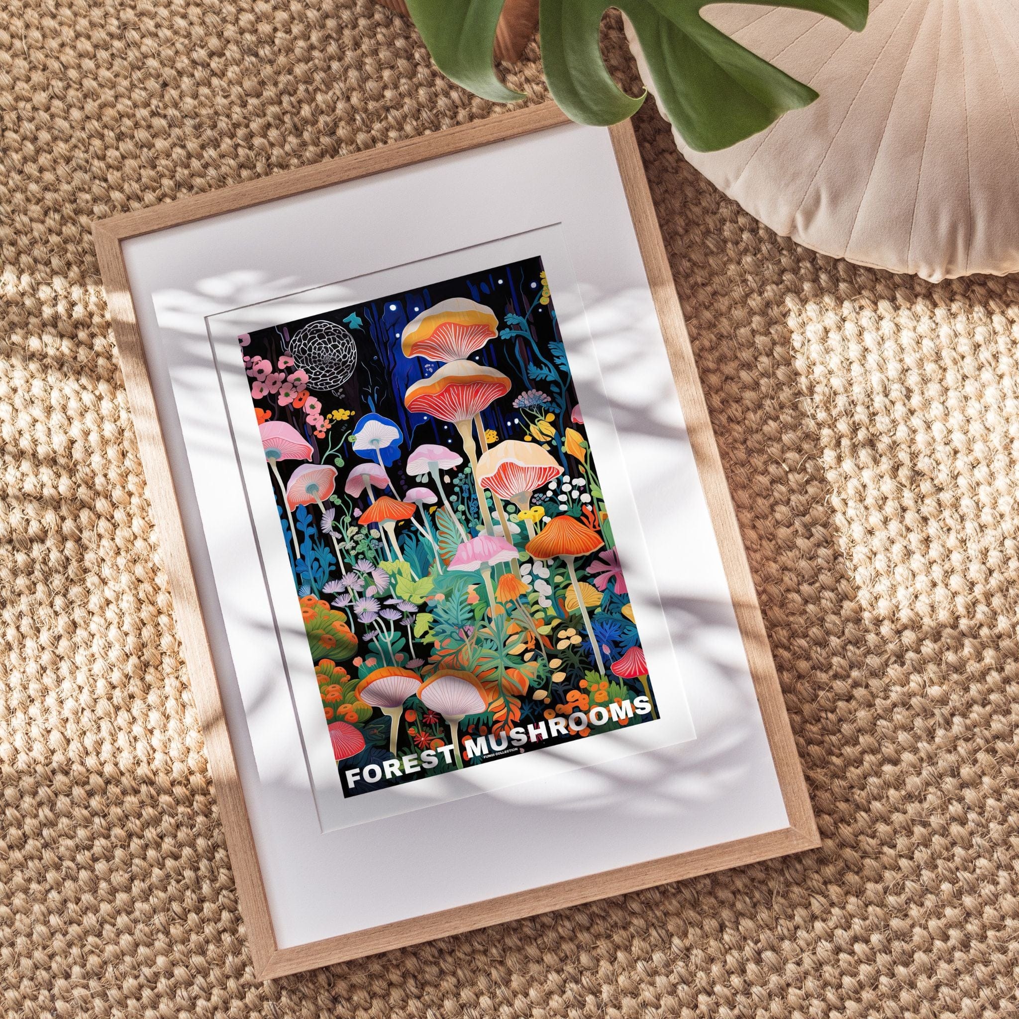 Forest Mushroom Poster - Posters - Enchanted Sights