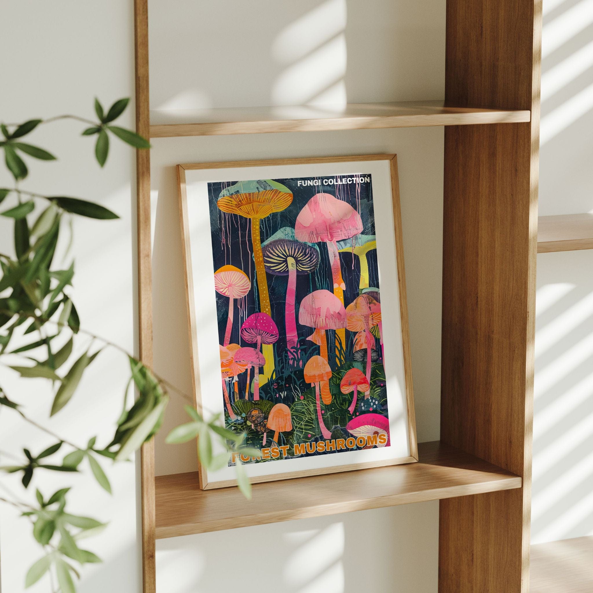 Forest Mushroom Poster - posters - Enchanted Sights