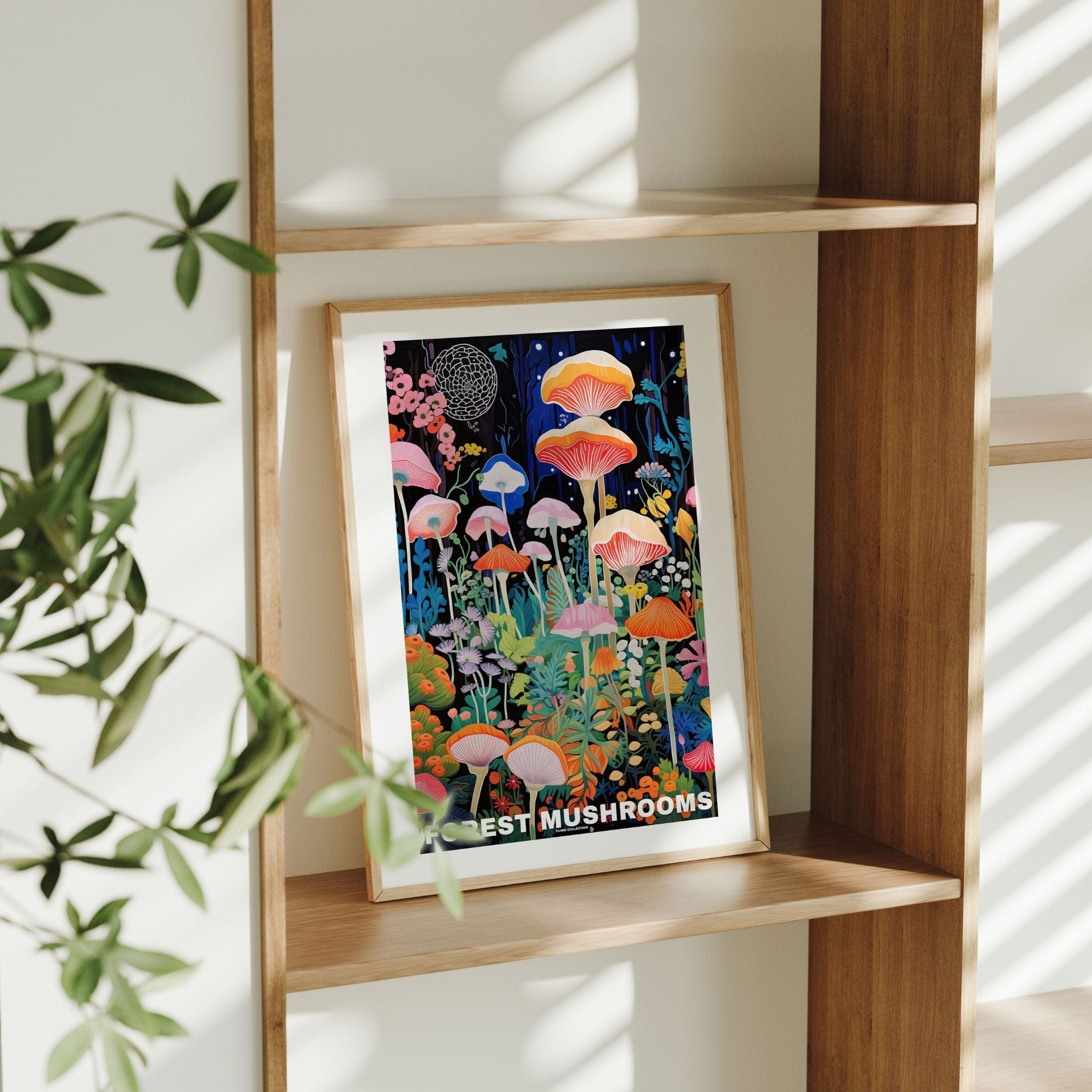 Forest Mushroom Poster - Posters - Enchanted Sights