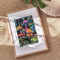 Forest Mushroom Poster - Posters - Enchanted Sights