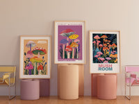 Forest Mushroom Poster - Posters - Enchanted Sights