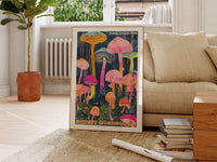 Forest Mushroom Poster - posters - Enchanted Sights