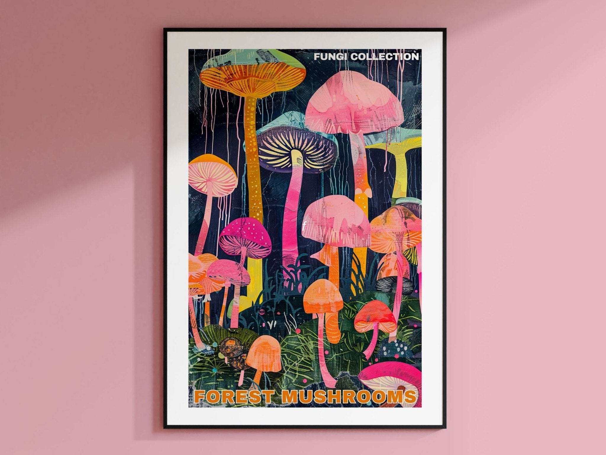 Forest Mushroom Poster - posters - Enchanted Sights