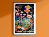 Forest Mushroom Poster - Posters - Enchanted Sights