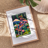 Forest Mushroom Poster - Posters - Enchanted Sights