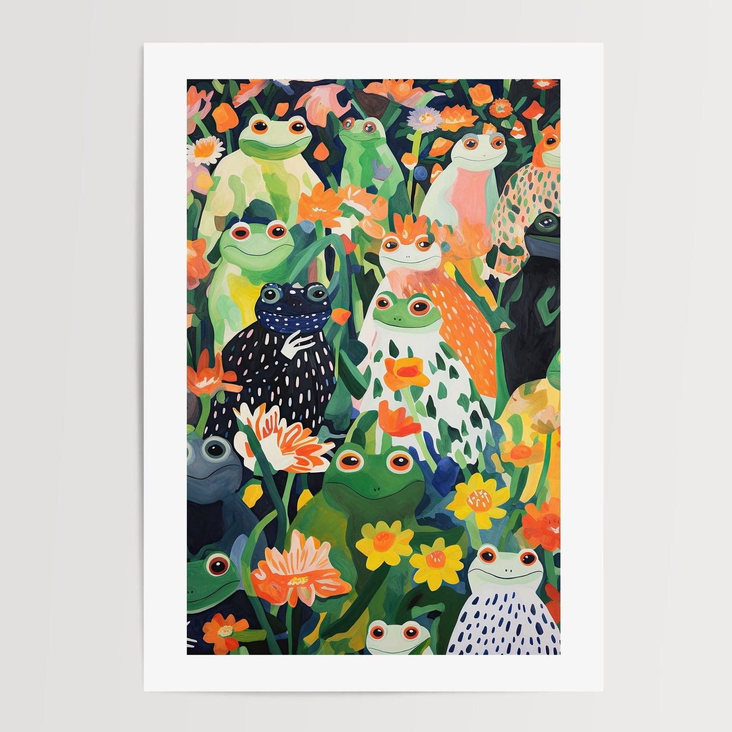 Frog Poster - "Queen" - Posters - Enchanted Sights