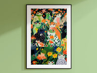 Frog Poster - "Queen" - Posters - Enchanted Sights