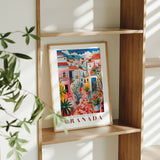 Granada Travel Poster - Posters - Enchanted Sights