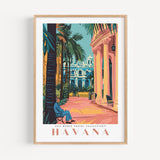 Havana Travel Poster - Poster - Enchanted Sights
