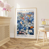 Helsinki Flower Market Poster - Posters - Enchanted Sights
