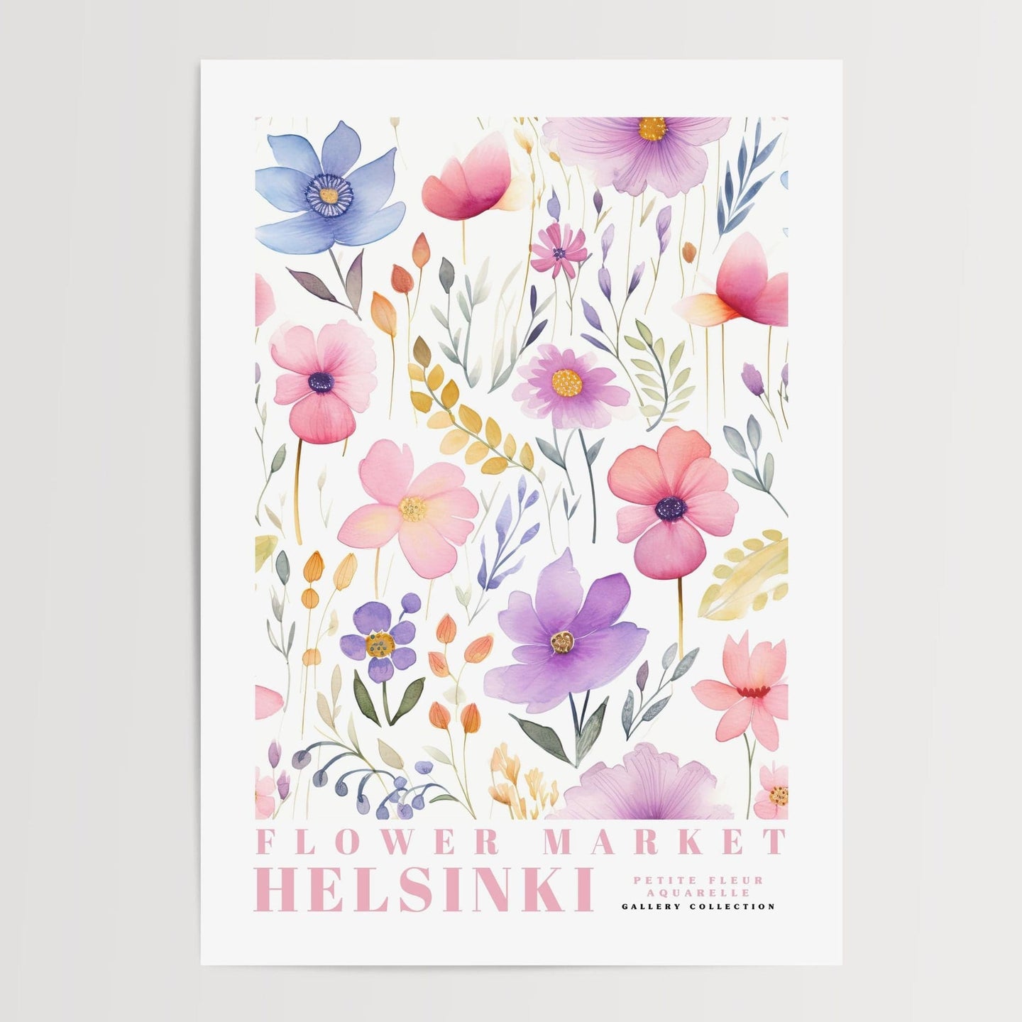 Helsinki Flower Market Poster - Enchanted SightsPostersEnchanted Sights