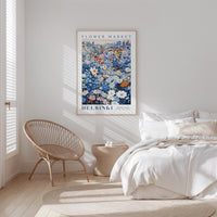 Helsinki Flower Market Poster - Posters - Flower Poster
