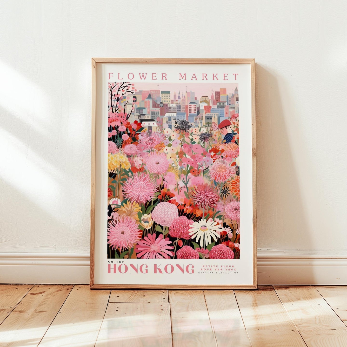 Hong Kong Flower Market Poster - posters - Flower Poster