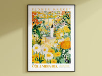 Columbia Road (London) Flower Market Poster