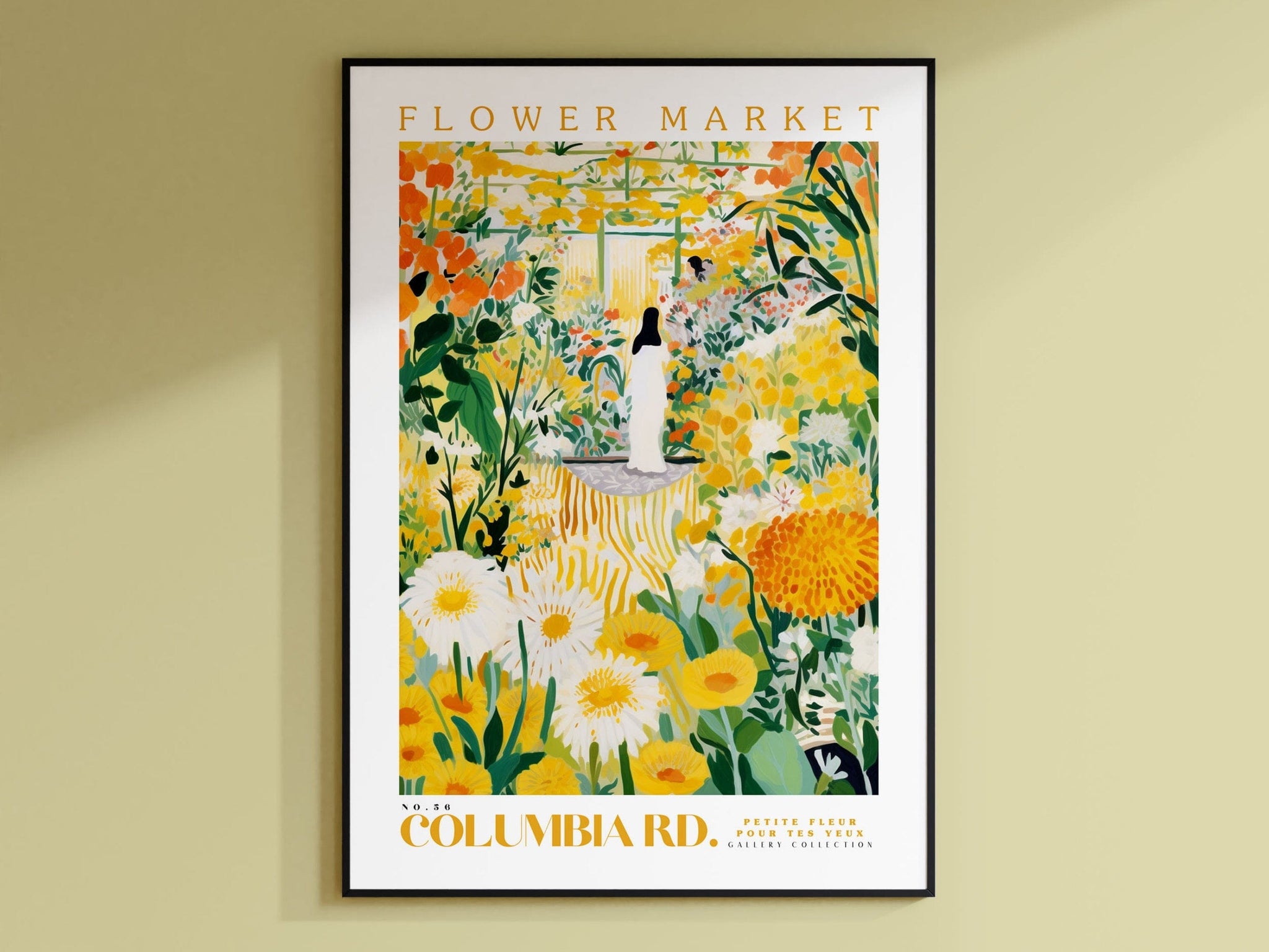 Columbia Road (London) Flower Market Poster