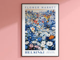 Helsinki Flower Market Poster