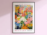 Belfast Flower Market Poster