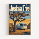 Joshua Tree Retro National Park Poster - Poster - Enchanted Sights