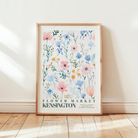 Kensington Flower Market Poster - Posters - Flower Poster