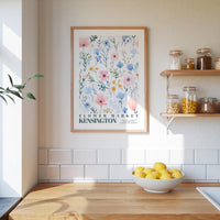 Kensington Flower Market Poster - Posters - Flower Poster